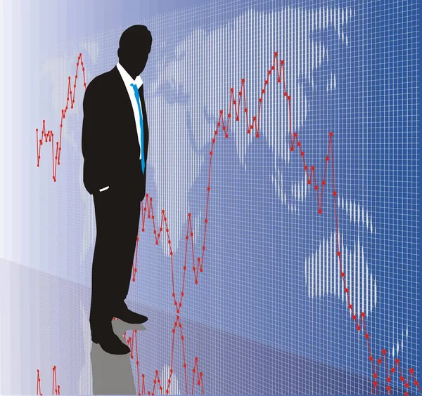 Business People Business Men Trading Stocks Markets Commodities Currencies — Stock Photo, Image