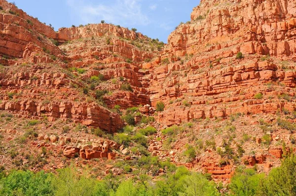 Falaises Rouges Formations Rocheuses Sedona Arizona — Photo
