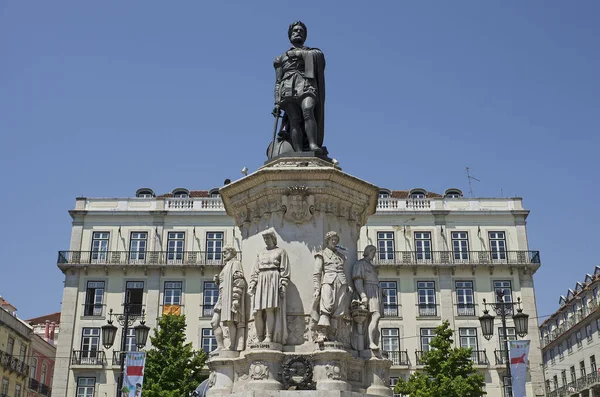 Square Camoes Lisbon Portugal — Stock Photo, Image