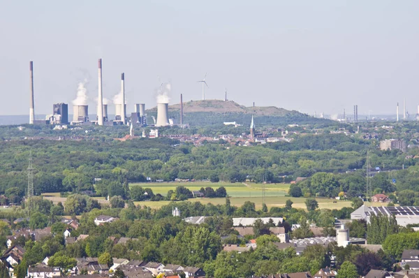 Widok Zagłębiu Ruhry Tetraeder Bottrop — Zdjęcie stockowe
