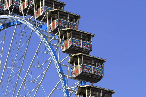 Carrousel Roue Ferris Géant Parc Attractions — Photo