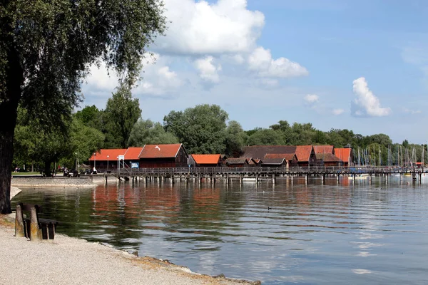 Ammersee Vissershuizen — Stockfoto