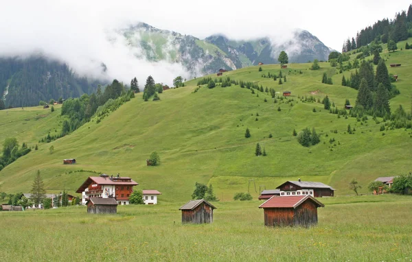 Vista Sulle Montagne Delle Alpi — Foto Stock