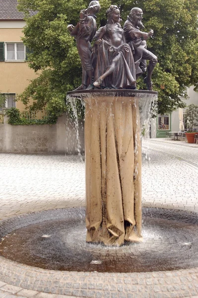 Estátua Parque — Fotografia de Stock