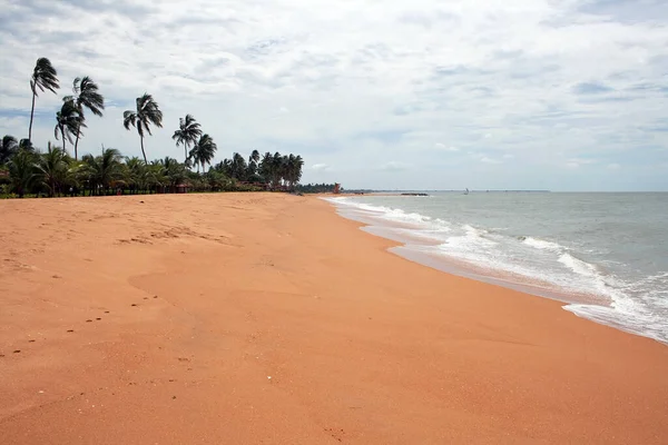 Sulla Spiaggia Sabbiosa Sri Lanka — Foto Stock
