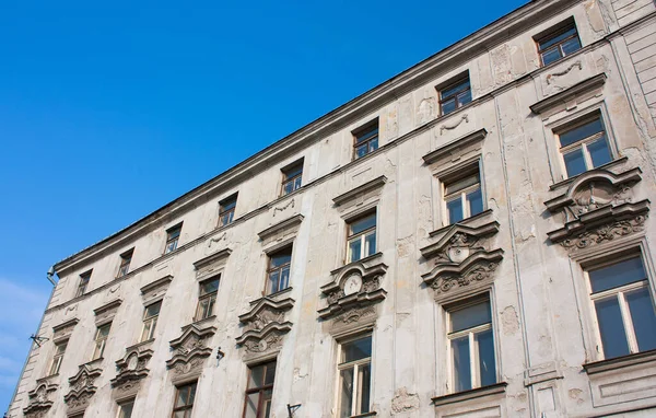 Старое Здание Заброшено Восточной Европе Чехия — стоковое фото