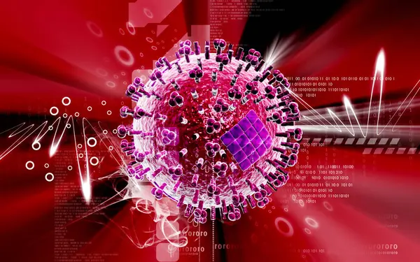 Virus Batteri Illustrazione Grafica — Foto Stock