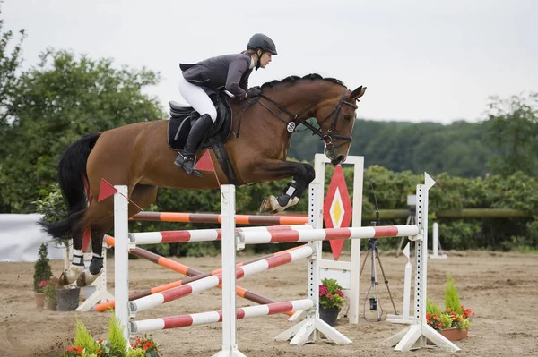 Porträt Des Reiters Bei Tag — Stockfoto