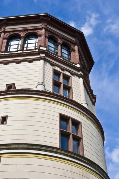 Vista Schlossturm Cidade Velha Duesseldorf — Fotografia de Stock