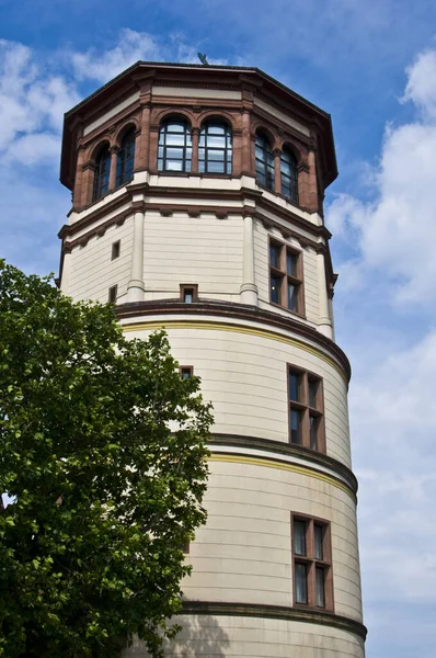 Vista Schlossturm Cidade Velha Duesseldorf — Fotografia de Stock