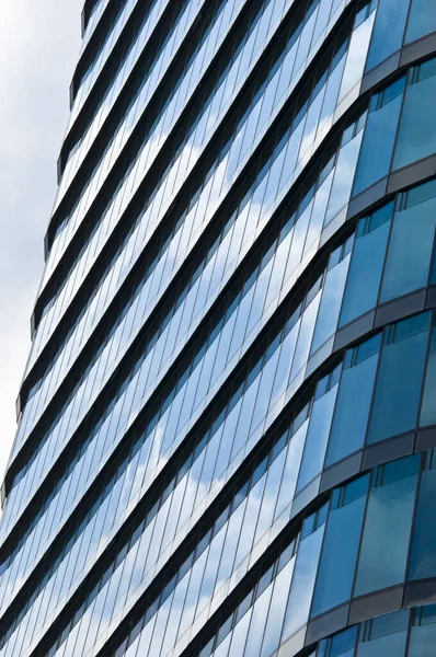 Moderno Edificio Oficinas Con Fachada Cristal —  Fotos de Stock