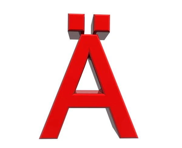 Grafisch Ontwerp Concept Met Grote Rode Letter Teken — Stockfoto