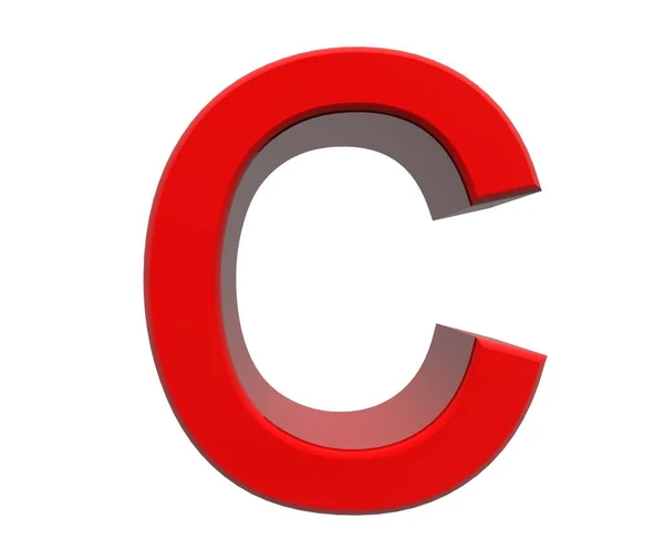 Conceito Design Gráfico Com Grande Sinal Carta Vermelha — Fotografia de Stock
