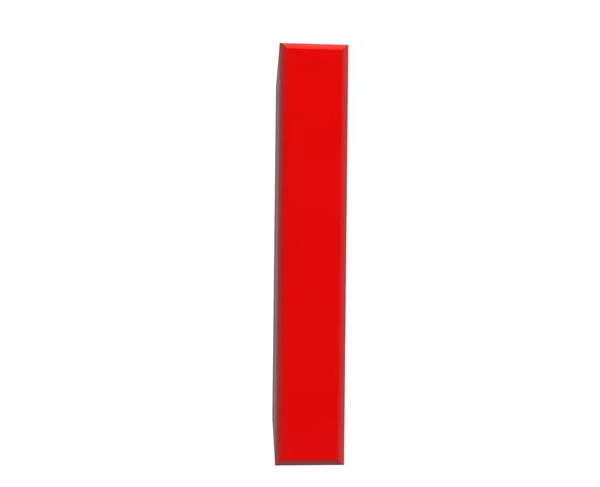 Conceito Design Gráfico Com Grande Sinal Carta Vermelha — Fotografia de Stock