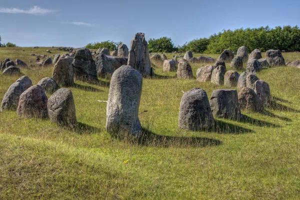 Steine Auf Einer Wiese Pedras Campo — Fotografia de Stock