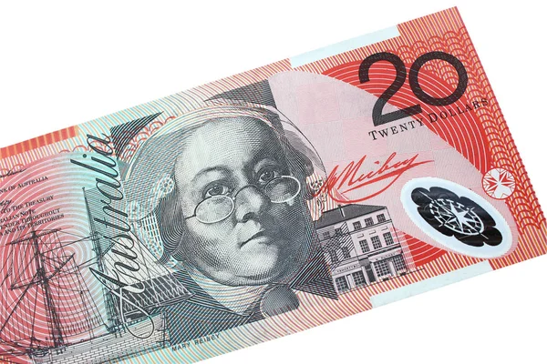 Dollarsedel Pengar Australisk Dollar — Stockfoto