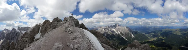 Vista Panorâmica Majestosa Paisagem Dolomitas Itália — Fotografia de Stock