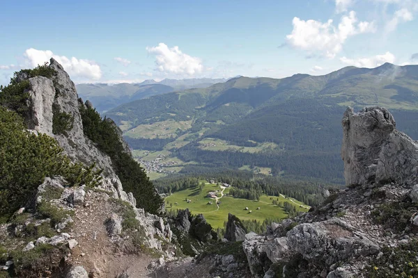 Kilátás Alpok Hegyek — Stock Fotó