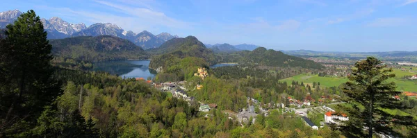 Vista Panoramica Bellissimo Paesaggio Alpino — Foto Stock