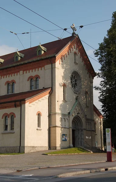 Iglesia Parroquial Que Interviene Salzburg —  Fotos de Stock