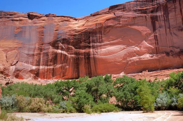 Canyon Chelly Είσοδο Του Έθνους Navajo — Φωτογραφία Αρχείου