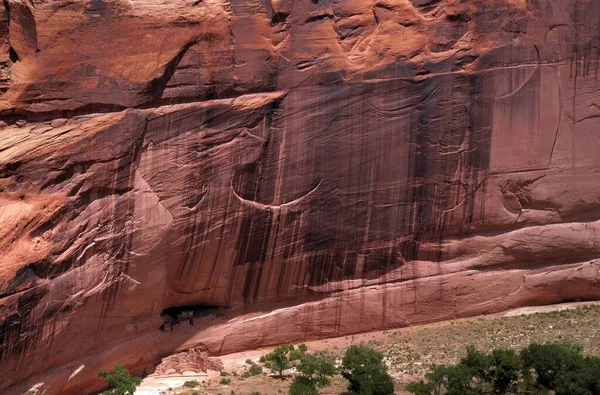 Chelly Kanyonu Navajo Ulusuna Giriş Yapıyor — Stok fotoğraf