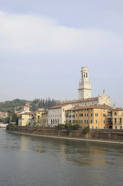 Etsch Catedral Verona — Fotografia de Stock