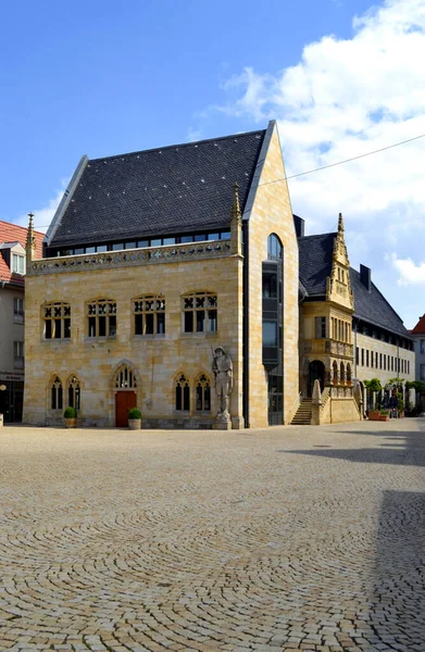 Rathaus Mit Ratslaube Halberstadt — Stockfoto