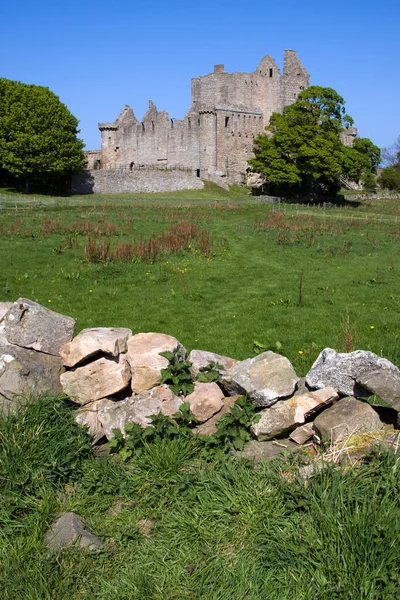 Craigmillar Castle Edinburgh Wurde 1400 Von Der Familie Preston Gegründet — Stockfoto