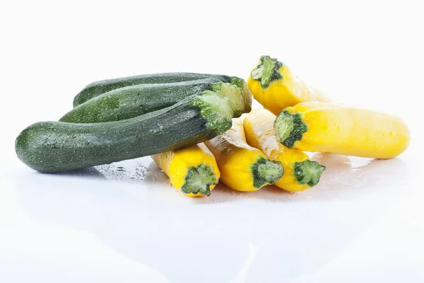 yellow and green zucchini