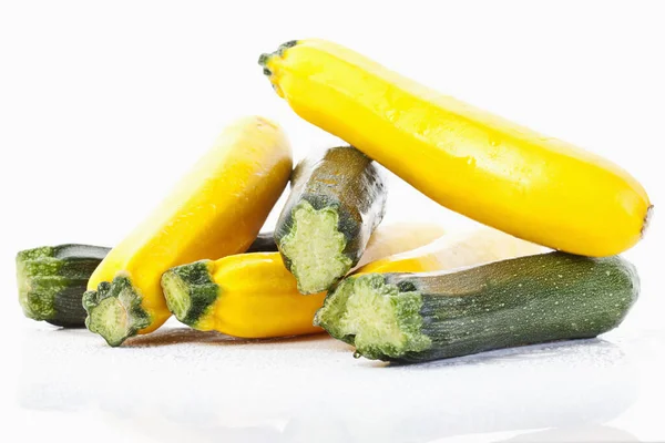 Zucchine Gialle Verdi — Foto Stock