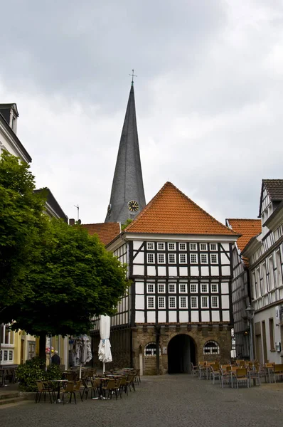 Gemeentehuis Oude Binnenstad Van Hattingen — Stockfoto