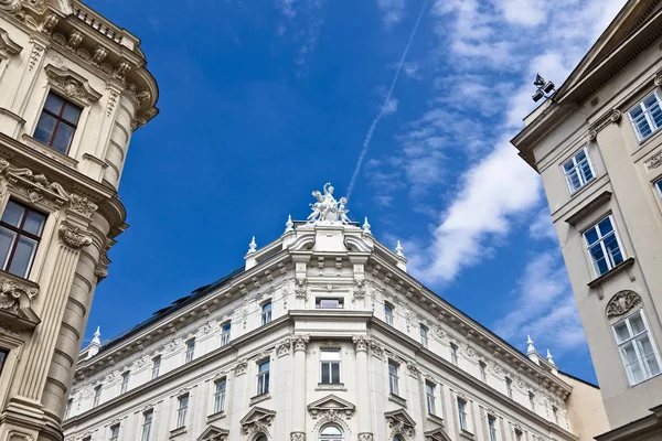 Maison Façade Dans Vieille Ville Vienne — Photo