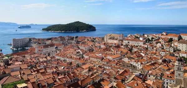 Panorama Dubrovnik Croatie — Fotografia de Stock