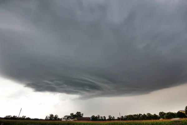 Storm Regenachtige Lucht Slecht Weer — Stockfoto