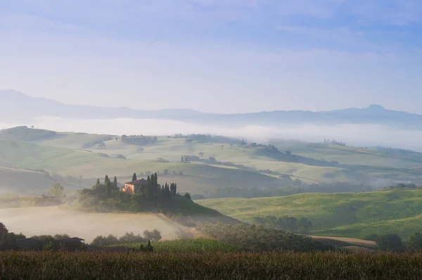 Landschap Toscaanse Midden Italië — Stockfoto