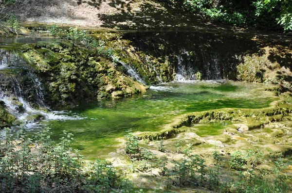 Fosso Bianco Bagni San Filippo Toscana — Foto Stock