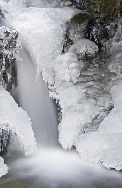 Rivière Glacée Sur Fond Paysage Nature — Photo