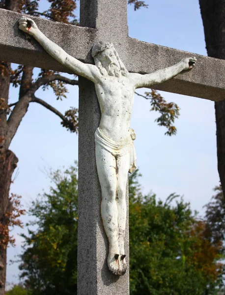 Gesù Cristo Crocifisso Simbolo Dio — Foto Stock