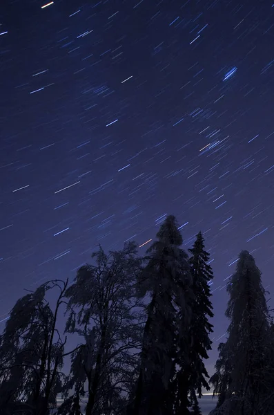 Notte Nelle Alpi — Foto Stock