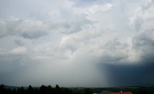 Bouře Deštivá Obloha Špatné Počasí — Stock fotografie