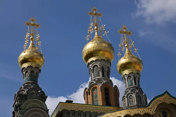 Cappella Ortodossa Russa Darmstadt — Foto Stock