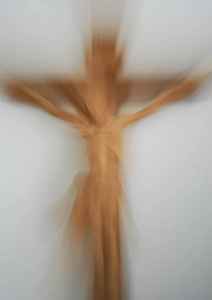 Blurred Background Cross — Stock Photo, Image