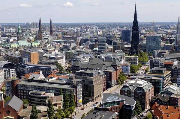 Hamburg Stor Hamnstad Norra Tyskland — Stockfoto