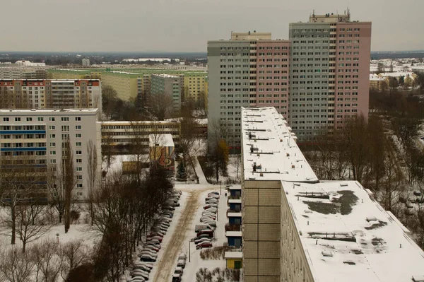 Vacker Utsikt Över Majestätisk Urban Stad — Stockfoto