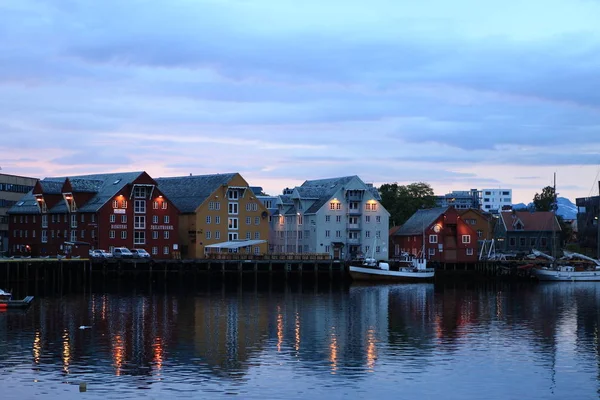 Norwegen Auf Naturlandschaft Hintergrund — Stockfoto