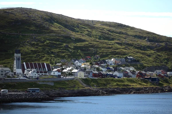 Noruega Sobre Paisagem Natural Fundo — Fotografia de Stock