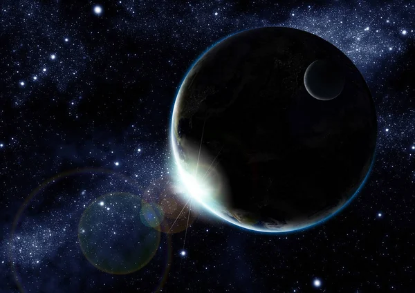 Planetas Espaciales Universo — Foto de Stock
