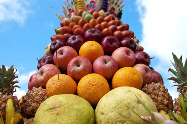 Fruit Decoration Balinese Ceremony — Stock Photo, Image