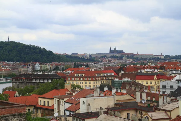 Prague Castle Size Medieval Burganlage Worldwide — Stock Photo, Image